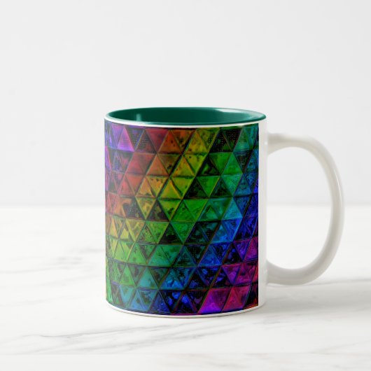 Pride Glass Zweifarbige Tasse (Rechts)