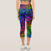 Pride Glasur Capri Leggings (Rückseite)