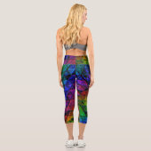 Pride Glasur Capri Leggings (Rückseite)