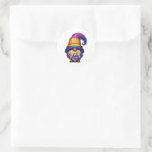 Pride Gnome Sign Runder Aufkleber (Tasche)