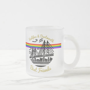 Pride Halifax Dartmouth Freunde Regenbogenbecher Mattglastasse