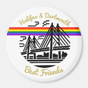 Pride Halifax Dartmouth Kühlschrankmagnet