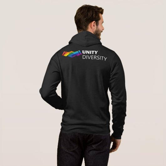 PRIDE HAND SHAKE HOODIE (Schwarz voll)