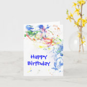 Pride "Happy Birthday" Notecard Karte (Gelbe Blume)