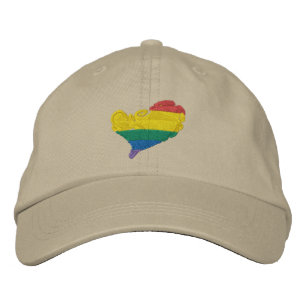 Pride HeART Bestickte Baseballkappe