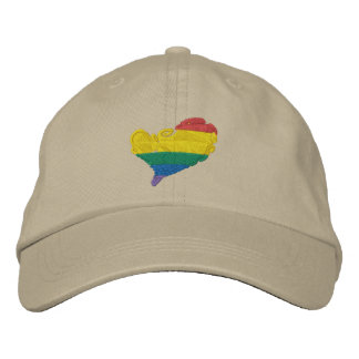 Pride HeART Bestickte Baseballkappe
