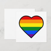 PRIDE HEART Karte (Vorne/Hinten)