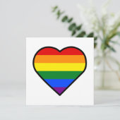 PRIDE HEART Karte (Stehend Vorderseite)