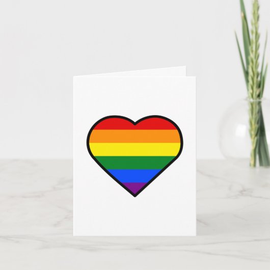 PRIDE HEART Karte (Vorderseite)