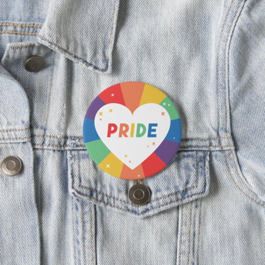 Pride Heart Sparkle Button (Beispiel)