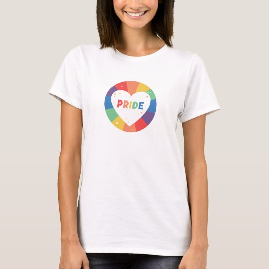 Pride Heart Sparkle T-Shirt (Vorderseite)