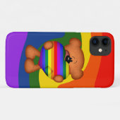 Pride Heart Teddy Bar Case-Mate iPhone Hülle (Rückseite (Horizontal))