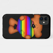 Pride Heart Teddy Bar Case-Mate iPhone Hülle (Rückseite (Horizontal))