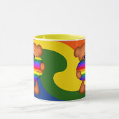 Pride Heart Teddy Bar Tasse (Zentrum)