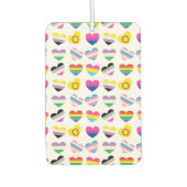 Pride Hearts Car Freshener Autolufterfrischer (Vorderseite)