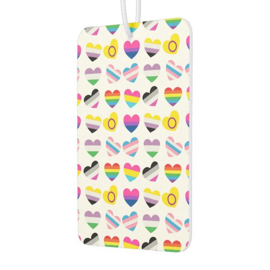 Pride Hearts Car Freshener Autolufterfrischer (Links)