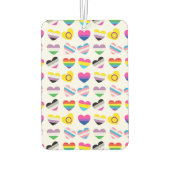 Pride Hearts Car Freshener Autolufterfrischer (Rückseite)