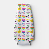 Pride Hearts Cozy Flaschenkühler (Vorderseite)