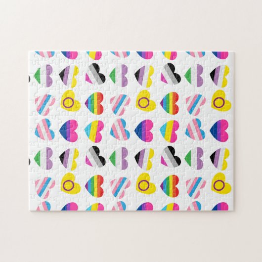 Pride Hearts Jigsaw Puzzle (Horizontal)