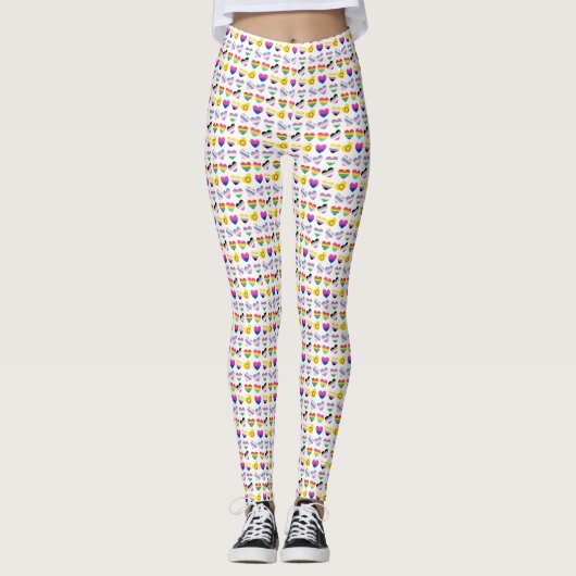 Pride Hearts Leggings (Vorderseite)