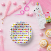Pride Hearts Paper Bowls Pappteller (Party)