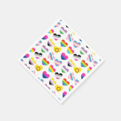 Pride Hearts Paper Napkins Serviette (Ecke)