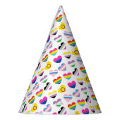 Pride Hearts Party Hat Partyhütchen (Links)