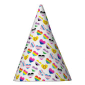 Pride Hearts Party Hat Partyhütchen (Rechts)