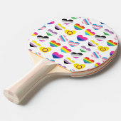 Pride Hearts Ping Pong Paddle Tischtennis Schläger (Vorderseite)