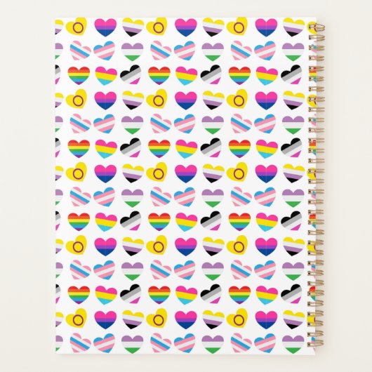 Pride Hearts Planer (Rückseite)