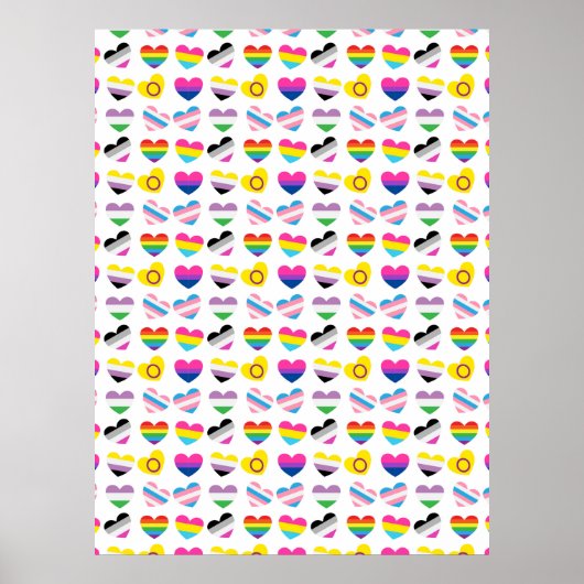 Pride Hearts Poster (Vorne)