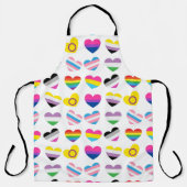 Pride Hearts Schürze (Vorderseite)