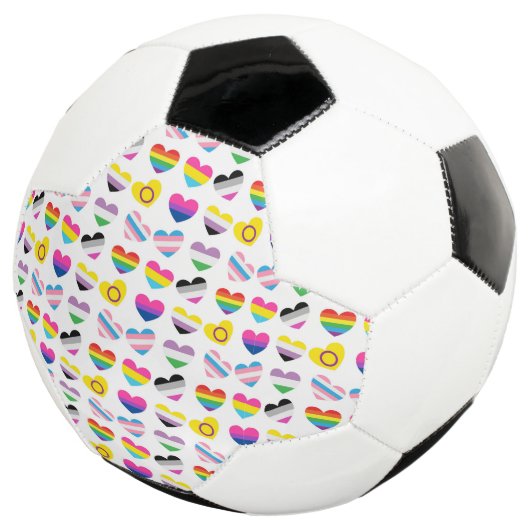 Pride Hearts Soccer Ball (Dreiviertel)