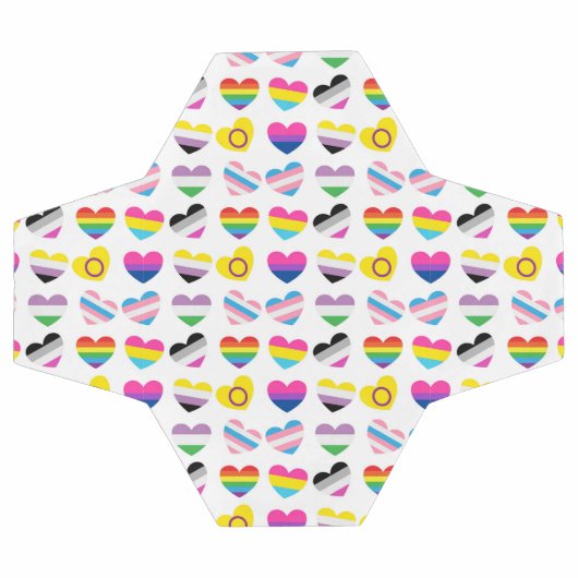 Pride Hearts Soccer Ball (Flach)