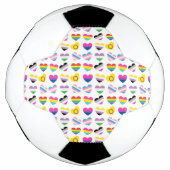 Pride Hearts Soccer Ball (Vorderseite)