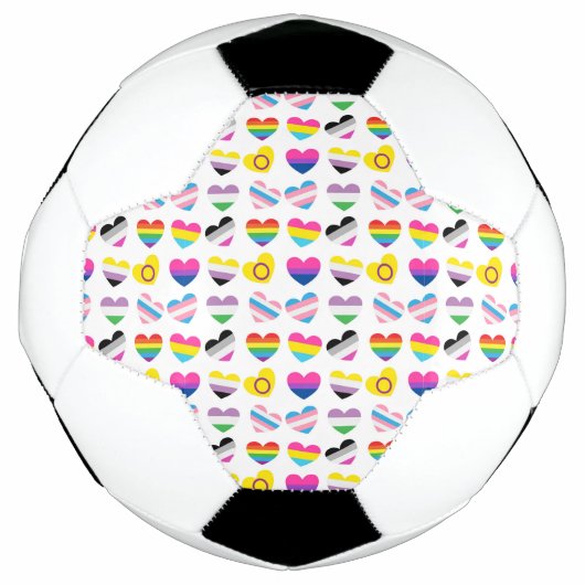 Pride Hearts Soccer Ball (Vorderseite)