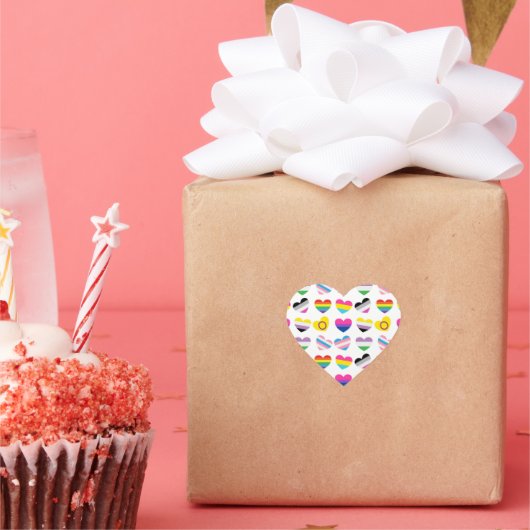Pride Hearts Stickers (Party)