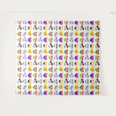 Pride Hearts Tapestry Wandteppich (Vorderseite (Horizontal))