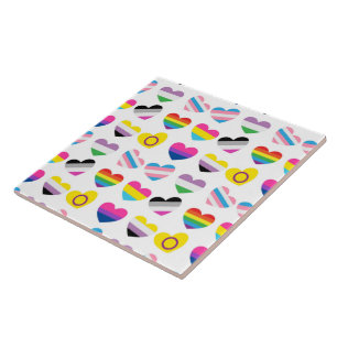 Pride Hearts Tile Fliese