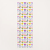 Pride Hearts Yoga Mat Yogamatte (Vorderseite)