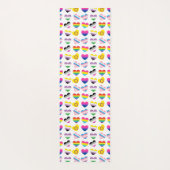 Pride Hearts Yoga Mat Yogamatte (Rückseite)