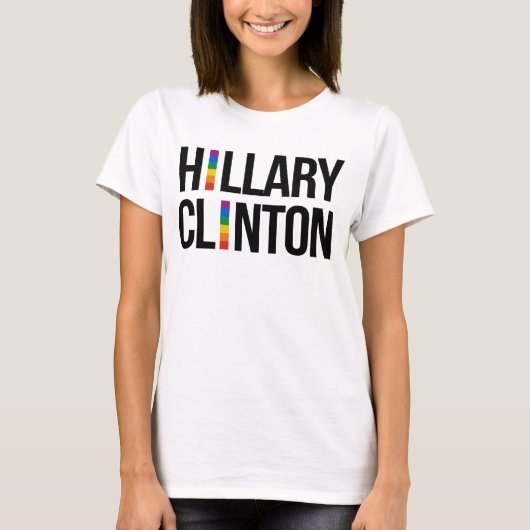 Pride Hillary Clinton T-Shirt (Vorderseite)