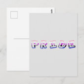 Pride Holo | Genderfluid Pride Postkarte (Vorne/Hinten)