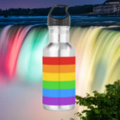 Pride Hydrate: Regenbogenflagge Edelstahlflasche