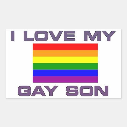 PRIDE - I LIEBE MEIN GAY SON - STICKER (Vorderseite)