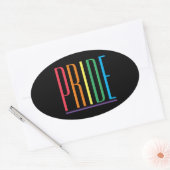 PRIDE II Oval Stickers (Umschlag)