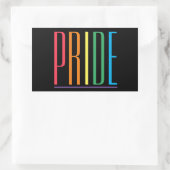 PRIDE II-Rectangle-Sticker Rechteckiger Aufkleber (Tasche)