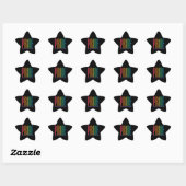 PRIDE II-Star-Aufkleber Stern-Aufkleber (Blatt)