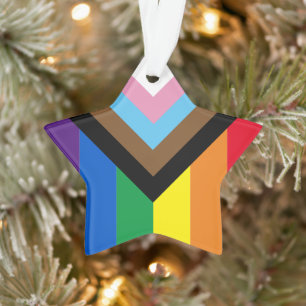 Pride Inklusive Regenbogen Lgbtq Gay Diversity Ste Ornament