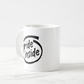 Pride Inside Kaffeetasse (Vorderseite Links)